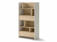 CONCEPTION PRO Bibliothèque 178 cm cachemire/chêne nagano