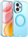 Selected by GSMpunt.nl Honor MagSafe Compatibel Backcover Hoesje Blauw & Semi-Transparant