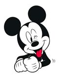 Disney Komar WB036-30 x 40 cm babykamer decoratie Mickey Mouse wanddecoratie