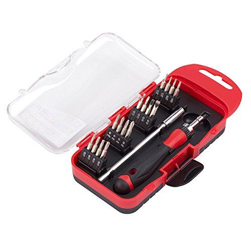 Kreator KRT400007 Trinquete destornillador 18pzs, zilver - 5400338058103