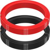 MMOBIEL 16 AWG Siliconen Elektrische Draad - 16 Gauge (1,31mm²) Vertinde Koperkabel - 2 Aparte Draden Rood & Zwart Elk 10 m voor RC, Drones, 3D Printers, Batterijen, Luidsprekerdraden, Led Strips