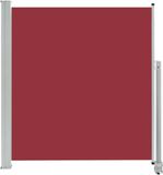 vidaXL Tuinscherm - uittrekbaar - 140x300 cm - Rood