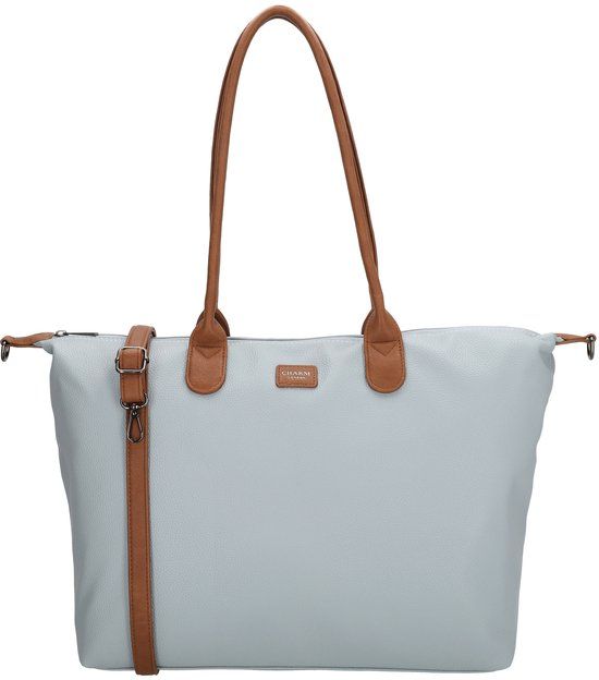 Charm London Buckingham Palace Laptoptas 15,6 inch - Lichtblauw