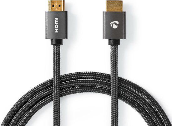Nedis High Speed HDMI Cable - 5m - 4K@60Hz - Gun Metal Grey