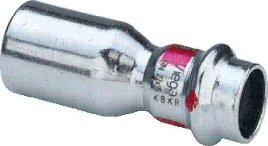 Viega Persfitting met 2 aansluitingen - 4015211558529