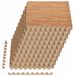 Piscine en bois tapis de sol 50 pièces 18 m² mousse EVA
