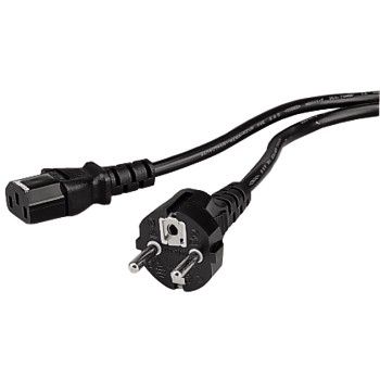 Hama Universal Mains Cable - 1.5 m - Black