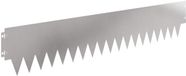 vidaXL Gazonrand 10 st 103 x 20 cm staal zilver
