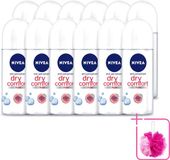 Nivea Dry Comfort Deodorant Roller - 12 Stuks - 50 ml