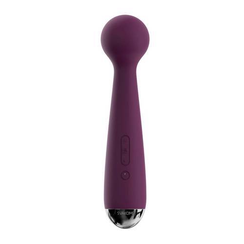 Svakom Emma Mini Wand Massager Plum - Paars Paars