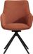 Home eetkamerstoel Loren - Stof, Metaal, 49 cm zithoogte, Brick, Volwassenen, Met armleuning