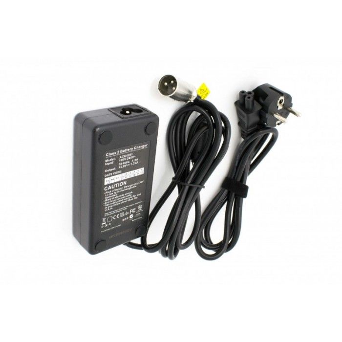 VHBW E-Bike Oplader 36V 3-Pin 42V 1.35A