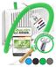 Radiator brush - 115 cm - Long flexible - Washable microfibre - Beechwood handle