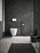 OEM Pure Grijze, matte badkastjes met "push-to-open" mechanisme. Toiletpapierhouders en borstels