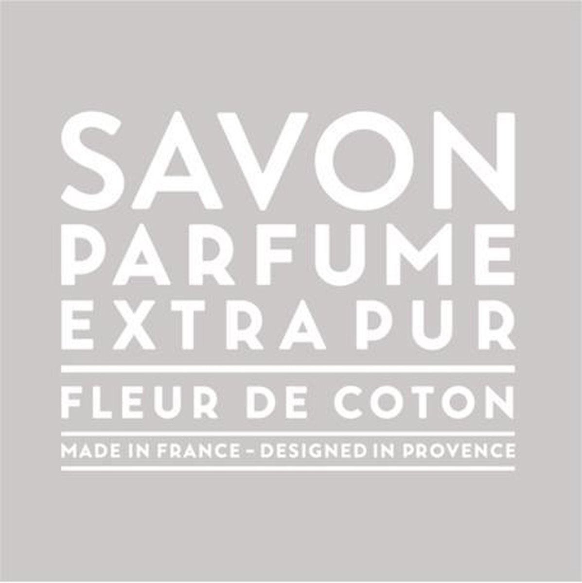 Compagnie de Provence Savon Parfume Extra Pur Fleur de Coton 100 gr