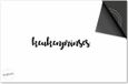 Dietrix Inductie Beschermer - 77x51 cm - Quotes - Keukenprinses Wit