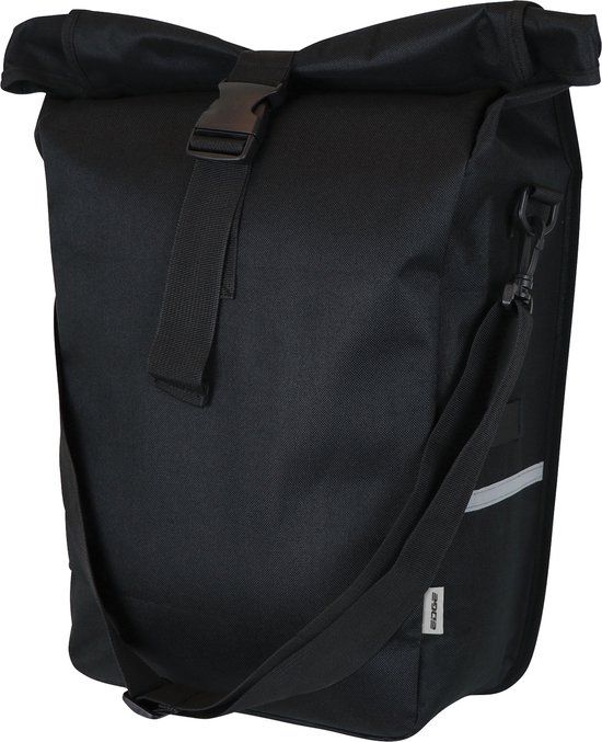 EDGE Fietstas Leisure 18 liter - Zwart - Enkele fietstas - Nylon - Achter