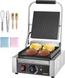 VEVOR Contact Grill Elektrische Grill Sandwich Maker Panini Pers Commercieel 1800W