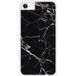 Apple iPhone 8 Marbre noir Verstevigd hoesje met sublimatie bedrukking