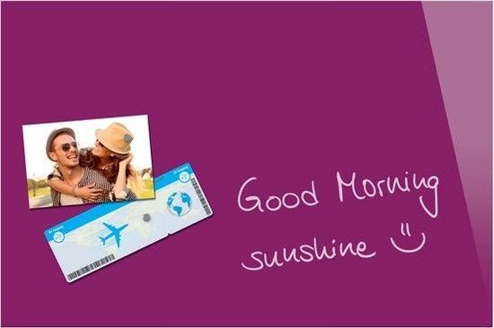Sigel Be!Board Glasmagneetbord - 60x40cm - Cyclaam - SI-B1204