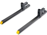 Vevor 2x Palletvorken Koppelbaar 1090x70x230mm Vorkenbord 907kg Laadvermogen Vorken 109cm Totale Lengte met 76,2cm Vorkblad Vorkheftruck Vorkheftrucktanden Voorlader Palletframe