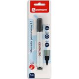 Centauro Permanentmarker, zwart, 3 mm, conische punt, sneldrogend, inkt op oliebasis, geschikt voor alle oppervlakken