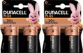 Duracell D Plus batterijen - Set van 4 - LR20 - Alkaline