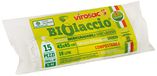 VIROSAC Biolaccio biologisch afbreekbare vuilniszakken 45 x 45 cm, met trekkoord, 15 stuks per rol, set met 3 rollen