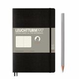 Leuchtturm1917 Notitieboek B6+ Softcover Black Gestippeld