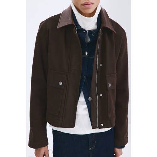 Mango jasje bruin