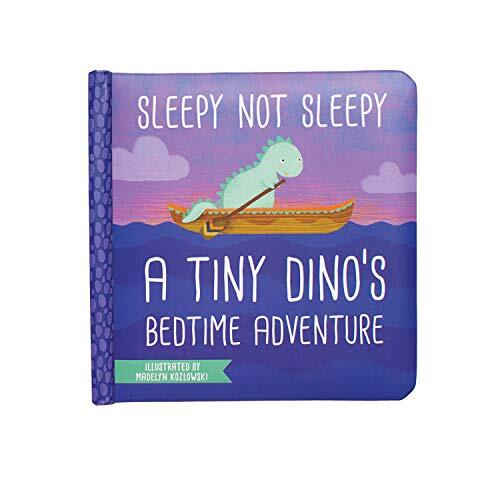 Manhattan Toy 216990 Not Sleepy-EIN kleine dino's Bedtime Adventure Board Boek, vanaf 6 maanden, Multi