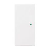 Busch-Jaeger Bascule double gauche/droite, sans impression, divers programmes de surface, blanc studio, 1 pièce.