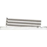 AXA Krukstift RVS + bouten M6x90mm* (Set)