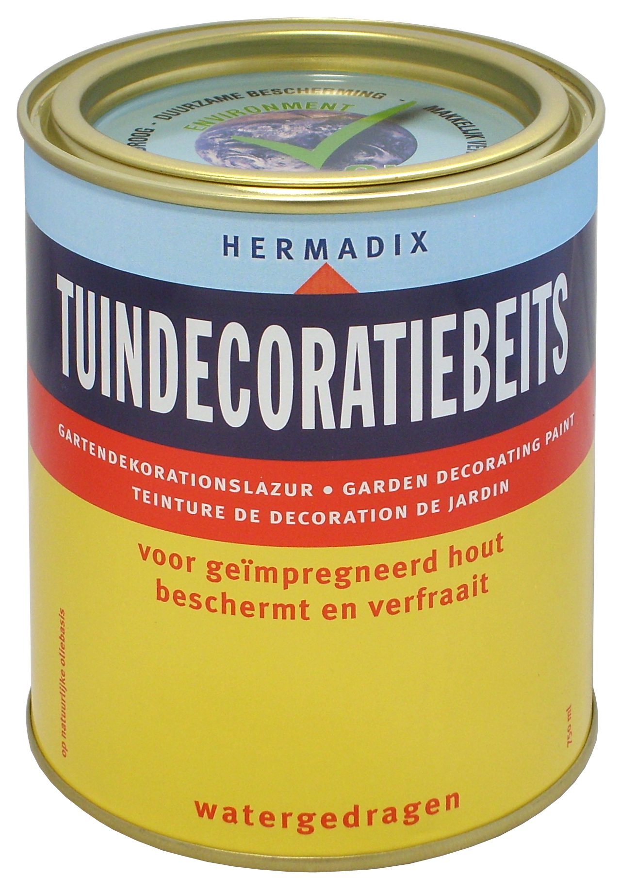 Hermadix Transparante Tuinbeits - 2,5 liter - Natuur Blauw