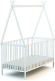 WEBABY Babybedje Tipi 70 x 140 cm Wit