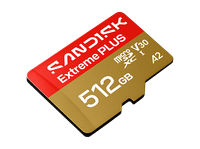 SANDISK MicroSDXC Extreme Plus UHS-I 512 GB