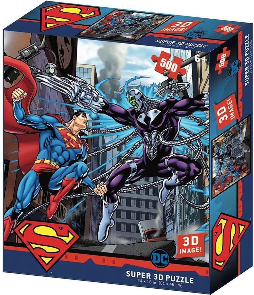 WARNER HOME Superman 3D Puzzel 500st