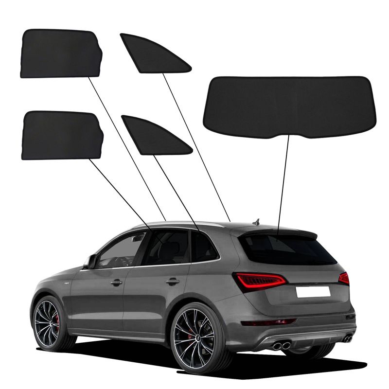 SunClip Zicht- & Zonwering passend voor Audi Q5 (8R) 2008-2016