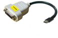 Accell DVI-D naar Mini DisplayPort Adapter - 0.15m - Zwart/Wit