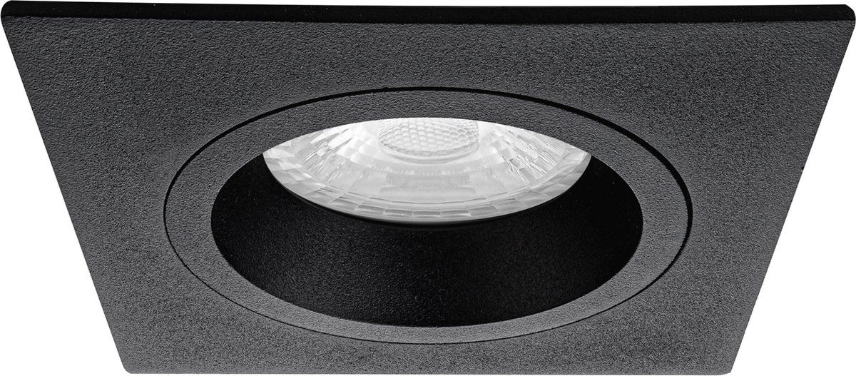 Philips Premium LED Inbouwspot Faas - Zwart - Vierkant