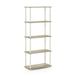 Furinno Planken zonder gereedschap, hout, eiken Sonoma/wit, eenheidsmaat