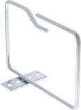 InLine Kabeloog met schroefgaten | 140 x 100 mm | zilver