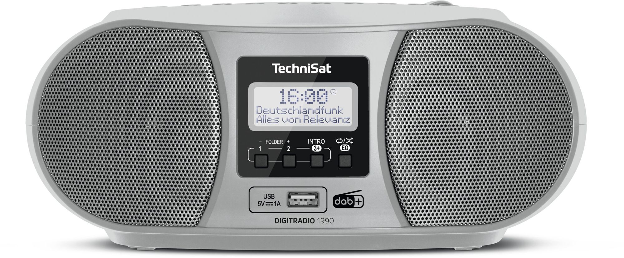 TechniSat DIGITRADIO 1990 - DAB+, FM, CD, MP3, Bluetooth Radio - Zilver