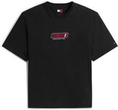 Tommy Hilfiger Tommy Jeans T-shirt M Katoen Korte mouw Volwassenen Zwart