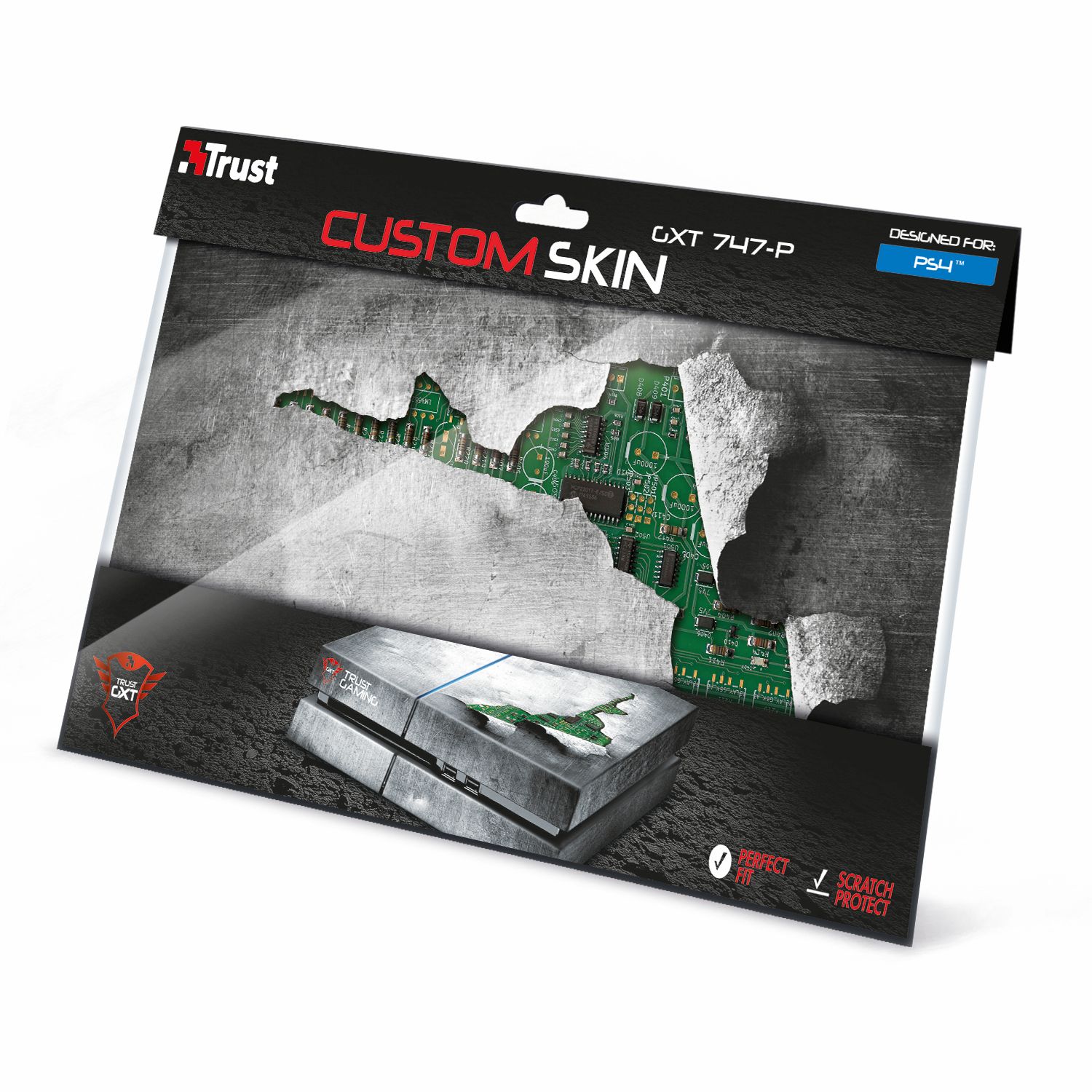 Trust GXT 747-P - Hoesje voor mobiel apparaten - grijs, groen