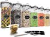 Unyqoos® Set de 6 conteneurs de stockage hermétiques