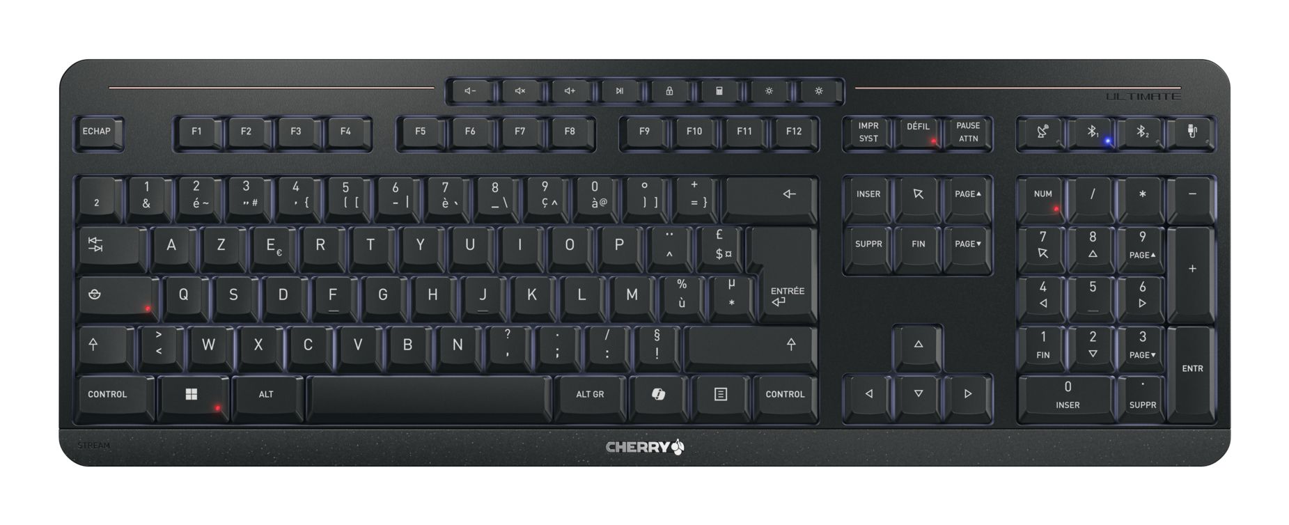 CHERRY Stream Keyboard Ultimate AZERTY Frans Zwart