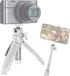 Ulanzi MT-08 Vlog-Statief - Camerahouder & Selfiestick - Max 27cm lang - Uitschuifbaar - 1/4inch schroefaansluiting - Wit/Zilver