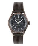 Aston Martin Timeless TS1 MTTS1S606 Horloge - Leer - Bruin - Ø 39 mm