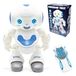 Lexibook Powerman First, Mijn eerste intelligente interactieve robot, dans, zingen, muziek spelen, meisje jongen, wit/blauw - ROB16LXB